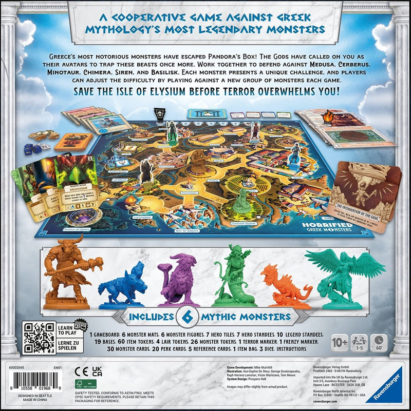 Horrified: Greek Monsters Board Games Ravensburger   