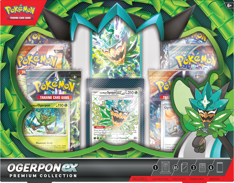 Pokémon: Ogrepon ex Premium Collection Pokemon Sealed Pokémon   