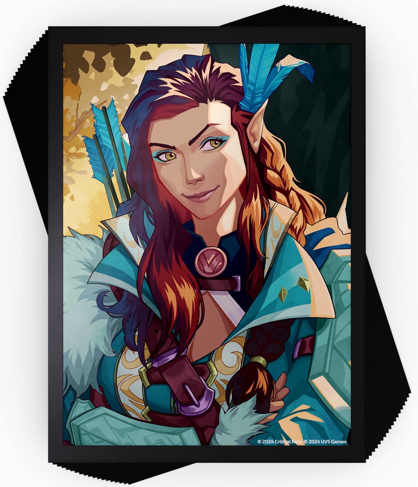 UniVersus: Art Sleeves - "Vex’ahlia" Critical Role: Vox Machina 100Ct Card Sleeves UniVersus
