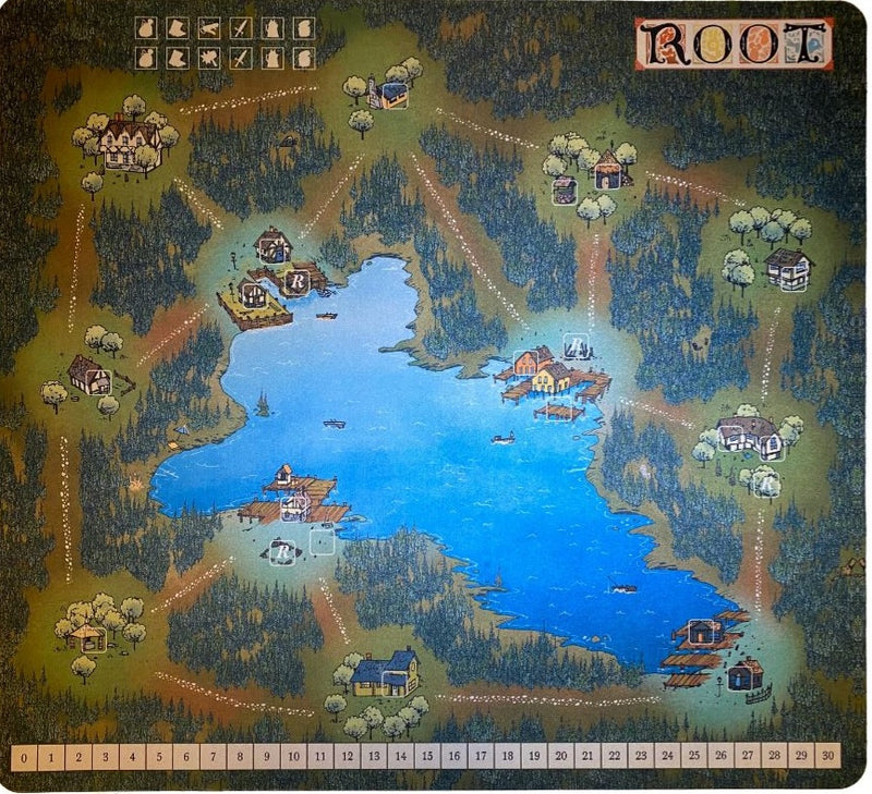 Root: Mountain/Lake Playmat Playmats Leder Games