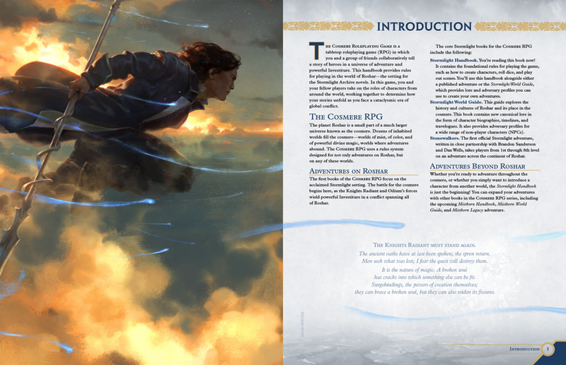Cosmere RPG: Stormlight Handbook Book Brotherwise Games