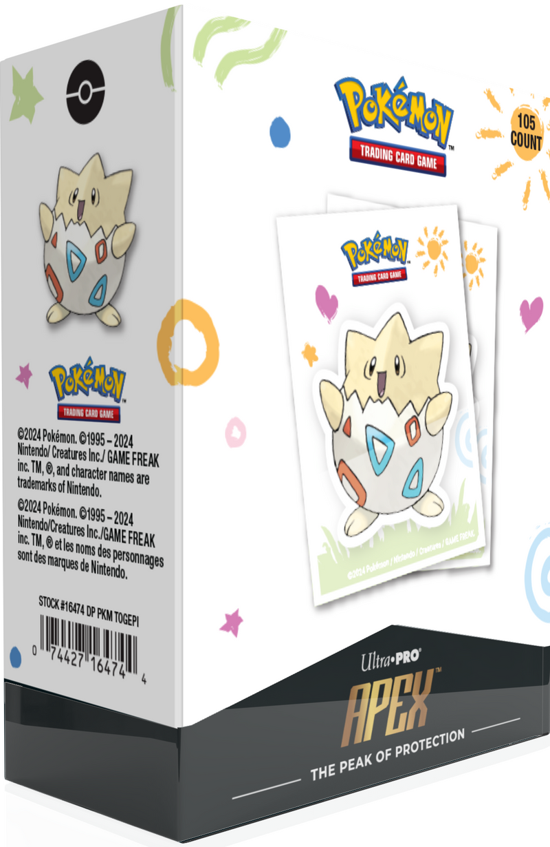 Ultra Pro: Apex Sleeves - "Togepi" Pokémon 105Ct Card Sleeves Ultra Pro
