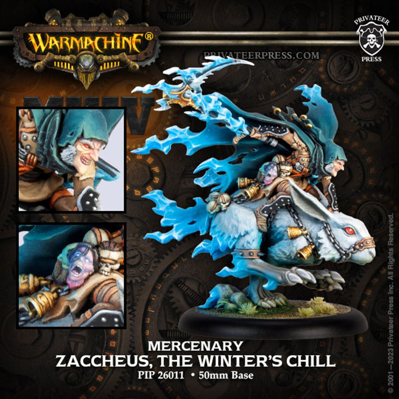 Privateer Press: Warmachine - Mercenary Zaccheus, The Winter's Chill