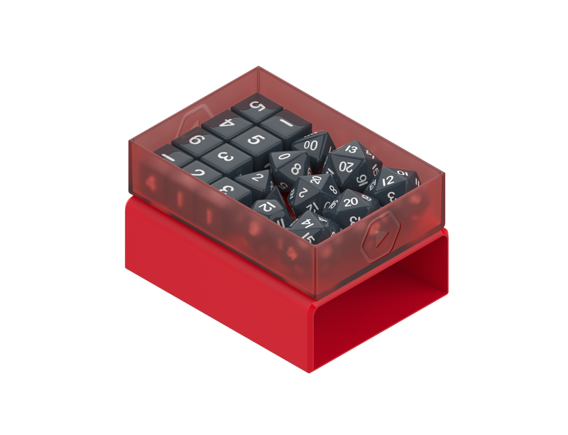 Heavy Play: RNG Dicebox - "Shaman Red" Dice & Gaming Accessories Heavy Play