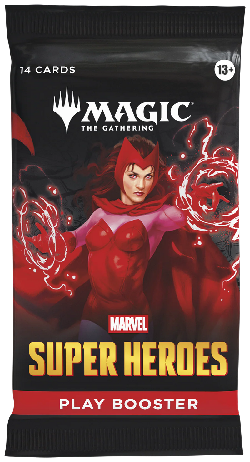MTG Marvel Super Heroes - Play Booster Pack (Release Date: June 19) MTG Sealed Magic: The Gathering