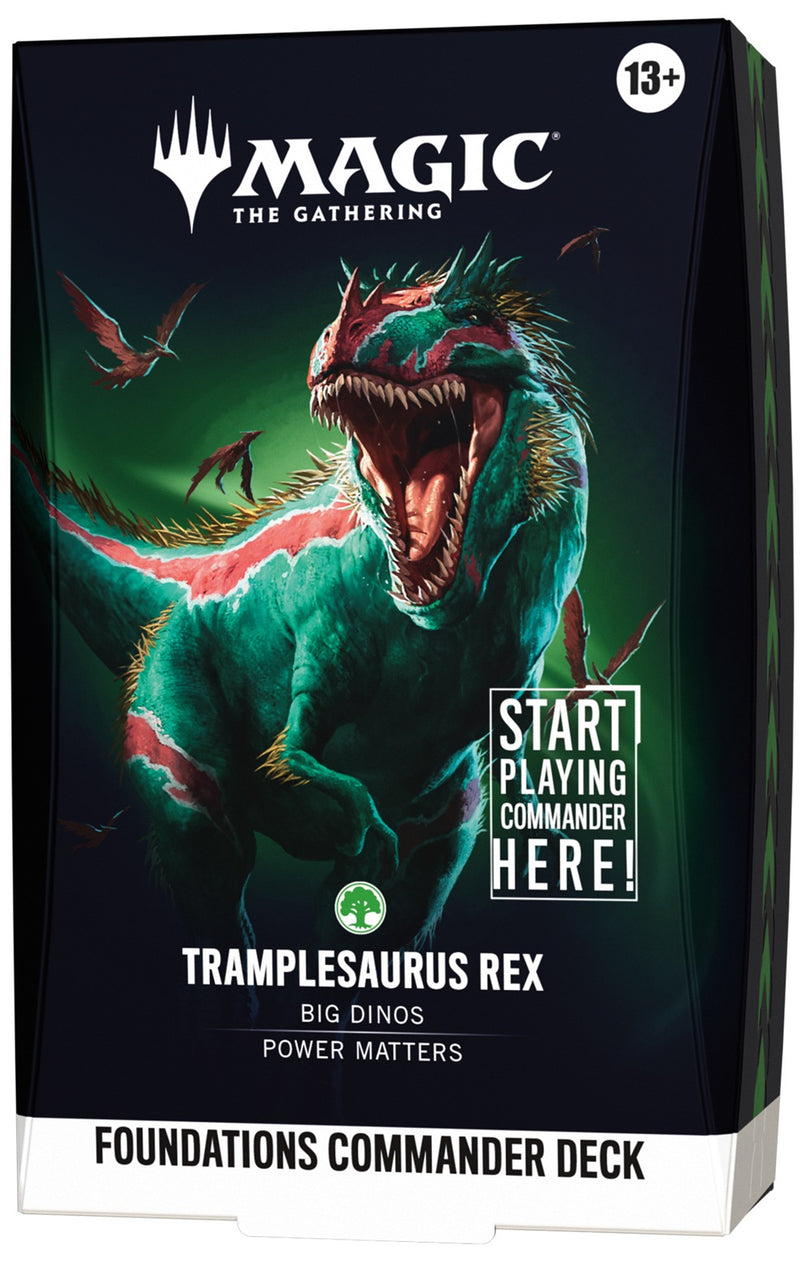 MTG Foundations - Commander Deck (Tramplesaurus Rex) MTG Sealed Magic: The Gathering