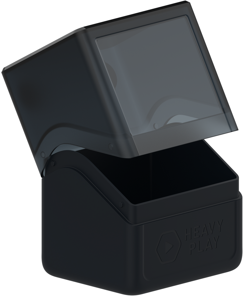 Heavy Play: RFG Deck Box 80 DS - "Warlock Black" Deck Boxes & Storage Heavy Play