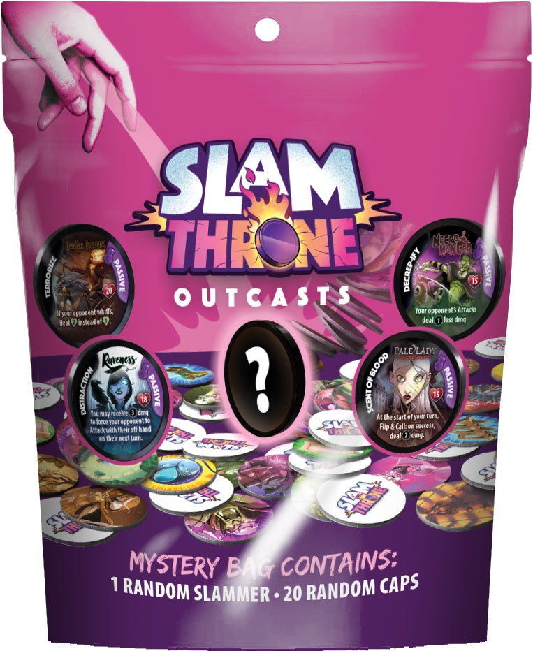 [PREORDER Q3] Slam Throne: Outcasts Mystery Bag Board Games Dice Throne