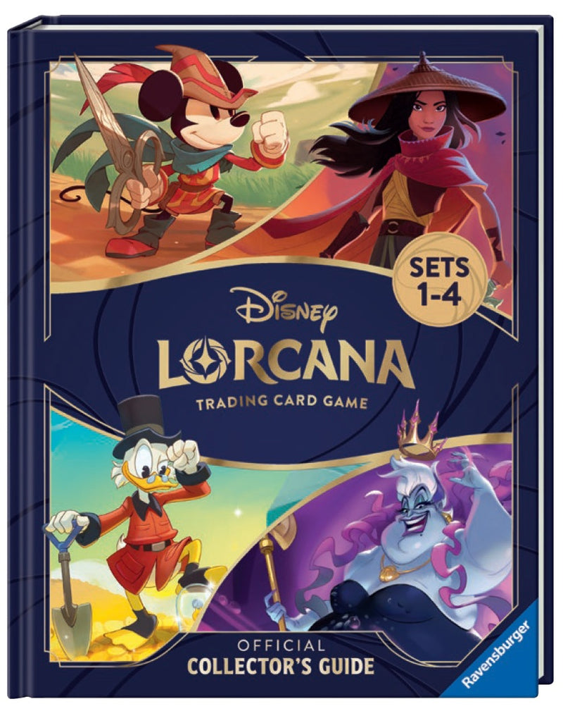 Disney Lorcana: Official Collector's Guide - Sets 1-4 Book Ravensburger