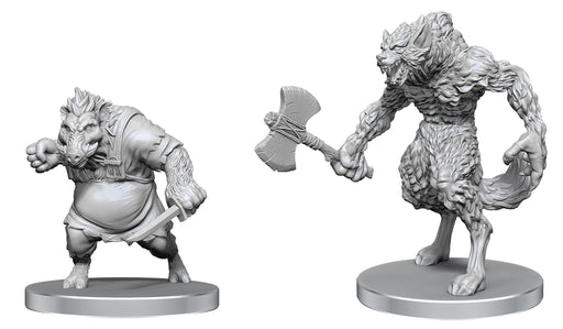 Pathfinder Battles Miniatures: W26 Werewolf & Wereboar RPG Miniatures WizKids