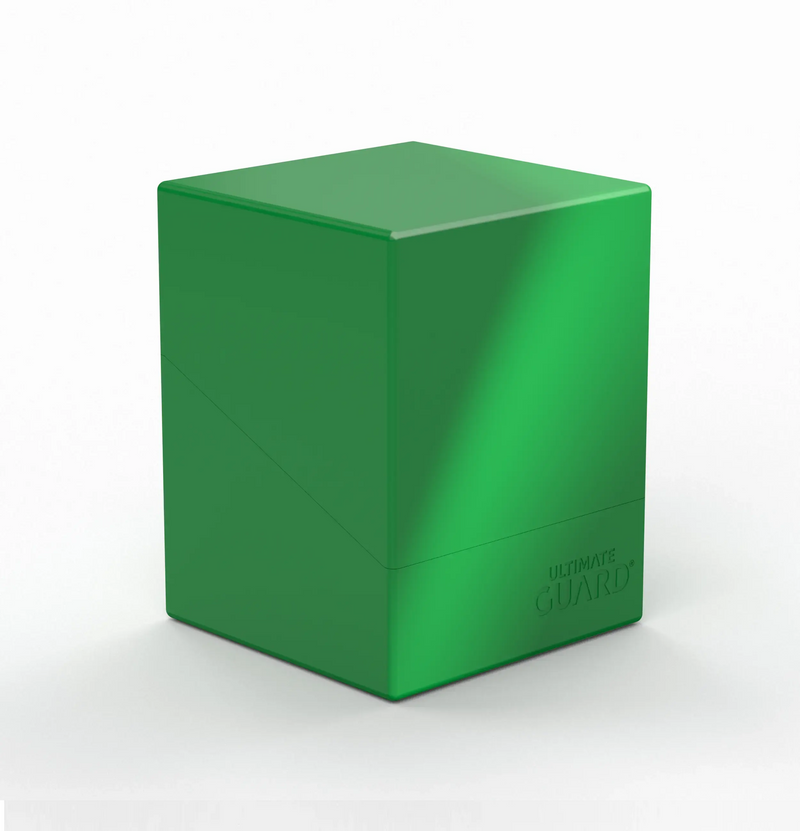 Ultimate Guard: Boulder 100+ - Solid Green Deck Boxes & Storage Ultimate Guard