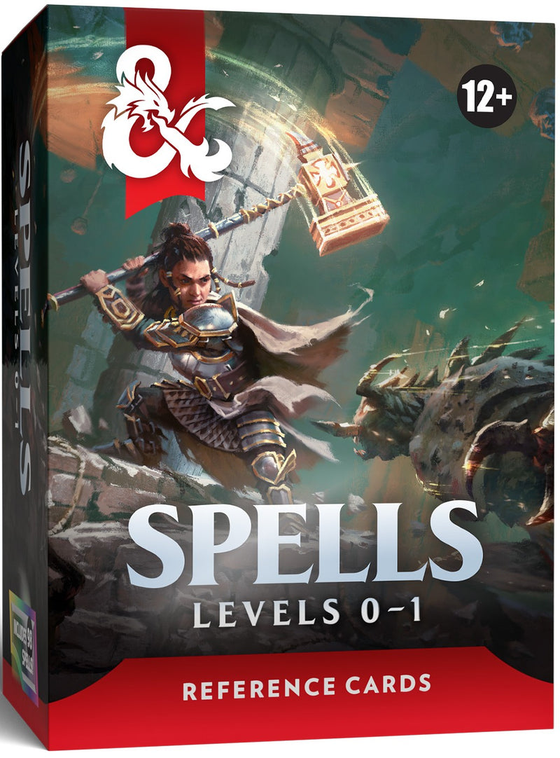 D&D: Reference Cards - Spells Levels 0-1