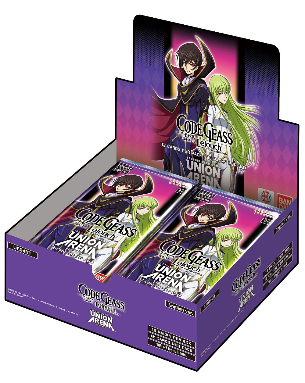 Union Arena: Booster Box - Code Geass Lelouch of the Rebellion Union Arena Sealed Bandai