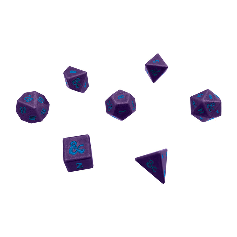 Ultra Pro: D&D Phandelver/Underdark Purple/Teal RPG Set (Heavy Metal) Dice & Gaming Accessories Ultra Pro