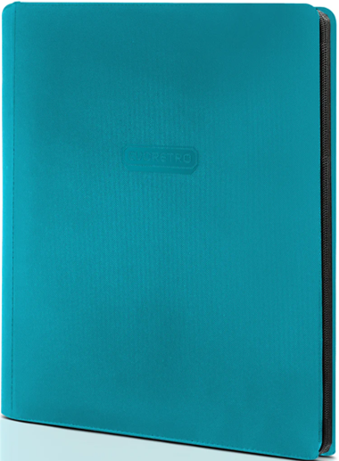 Evoretro: 9-Pocket Zip-Up Binder - Blue Binders & Pages Evoretro