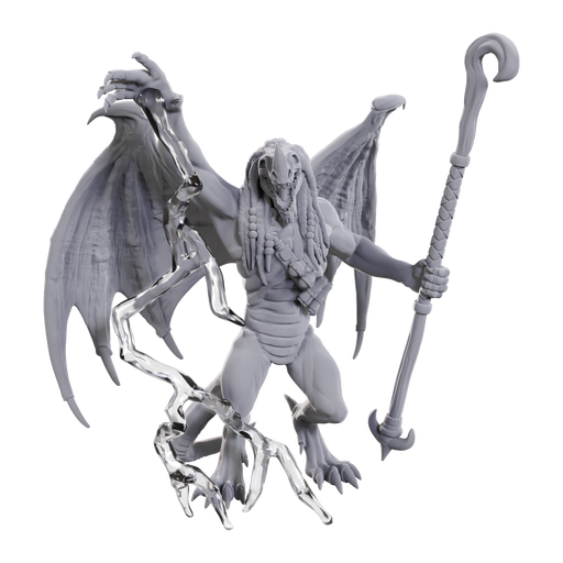 D&D Nolzur's Marvelous Miniatures: W24 Blue Abishai Unpainted Miniatures WizKids