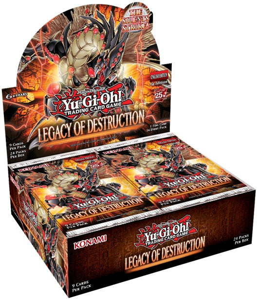 Yu-Gi-Oh! Legacy of Destruction - Booster Box Yugioh Sealed Yu-Gi-Oh!   