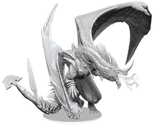 D&D Icons of the Realms: Premium Unpainted Set - Ancient Blue Dragon (Gargantuan) RPG Miniatures WizKids