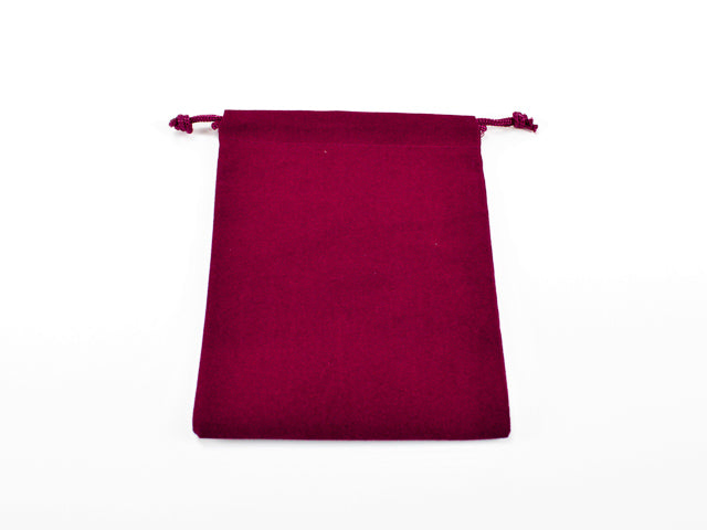 Chessex: Suedecloth Dice Bag - Small Burgundy Dice & Gaming Accessories Chessex