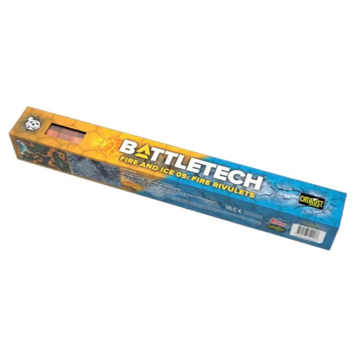 BattleTech: Battle Mat - "Fire Rivulets" Fire and Ice Gaming Mat Catalyst Game Labs