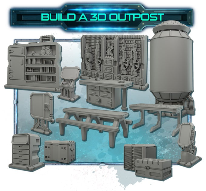 Deep Space Pest Control Holiday Gift Calendar Board Games Mantic Games