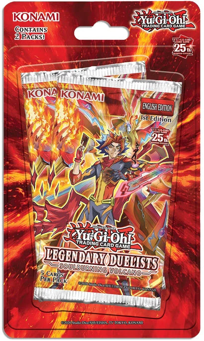 Yu‑Gi‑Oh! Legendary Duelists: Soulburning Volcano Blister Pack (1st Edition) Yugioh Sealed Yu-Gi-Oh!   