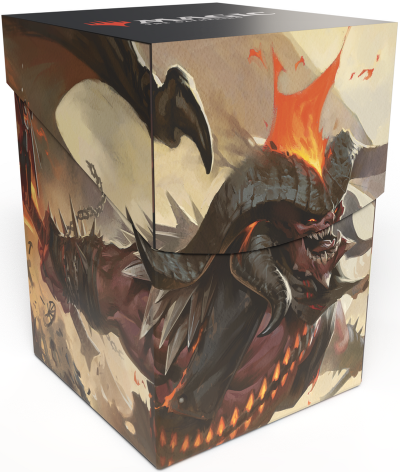 Ultra Pro: Deck Box 100+ - "Rakdos, the Muscle" MTG Outlaws of Thunder Junction