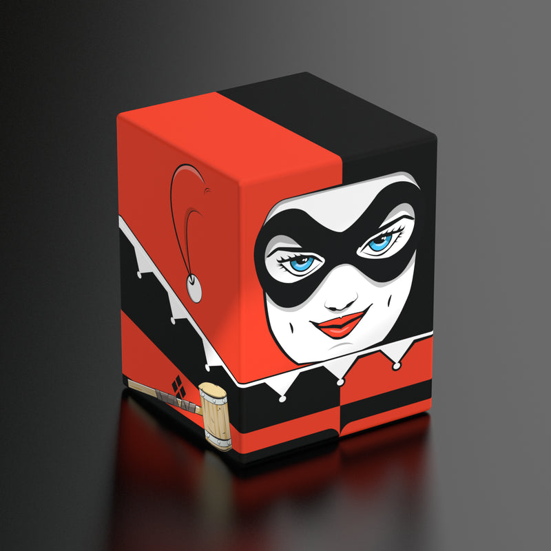 Ultimate Guard: Squaroes 100+ - "Harley Quinn" DC Batman Gotham City Deck Boxes & Storage Ultimate Guard