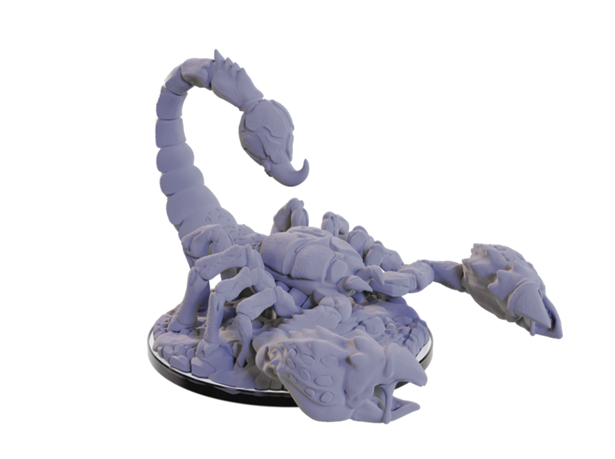 Pathfinder Battles Miniatures: W22 Magma Scorpion RPG Miniatures WizKids   