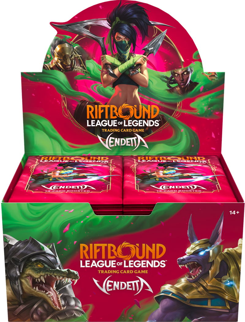 Riftbound - League of Legends TCG: Vendetta - Booster Box (Limit 2) Riftbound Sealed UVS Games