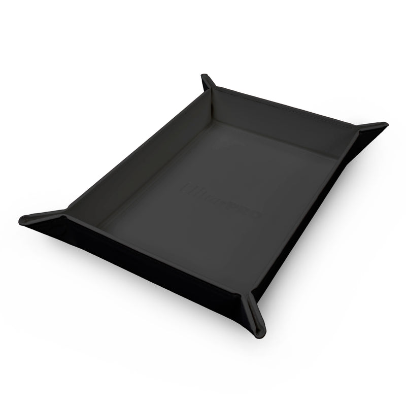 Ultra Pro: Magnetic Foldable Rectangle Dice Tray - Vivid Black Dice & Gaming Accessories Ultra Pro