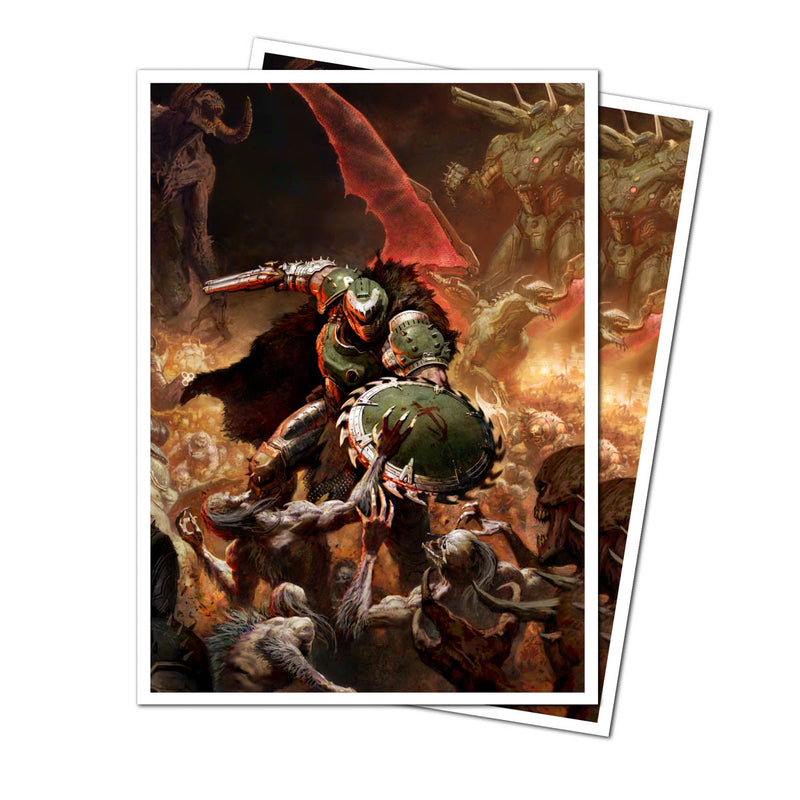 Ultra Pro: Apex Sleeves - "Doom Slaying / Onslaught" Bethesda DOOM the Dark Ages 105Ct Card Sleeves Ultra Pro