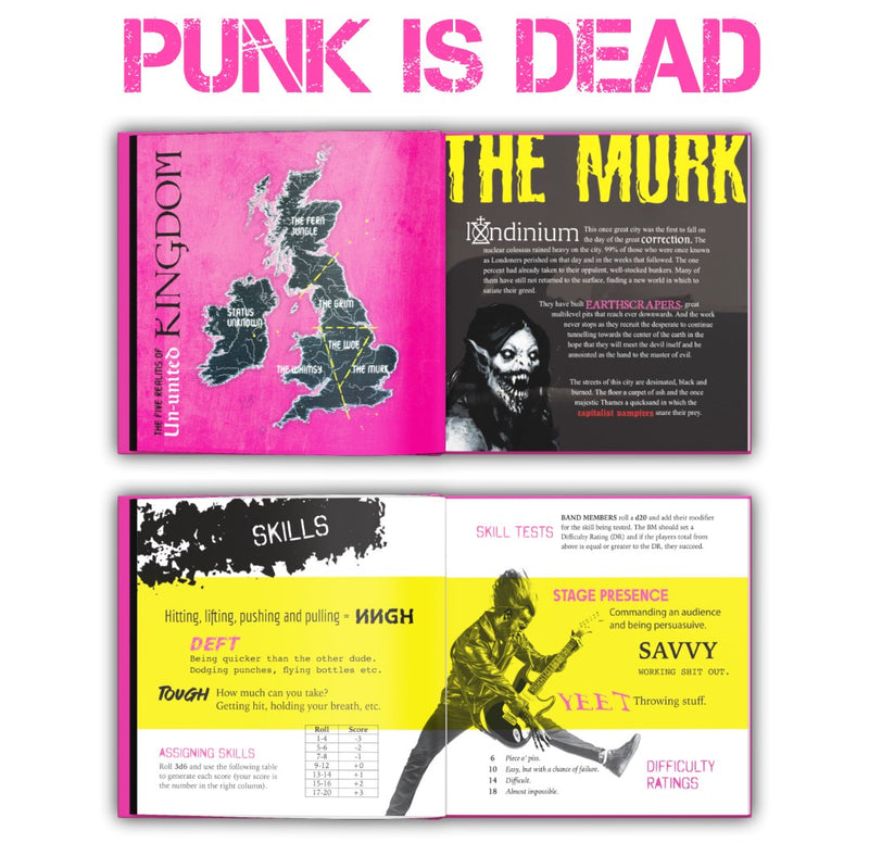 Mörk Borg: PUNK IS DEAD Role Play Critical Kit Ltd