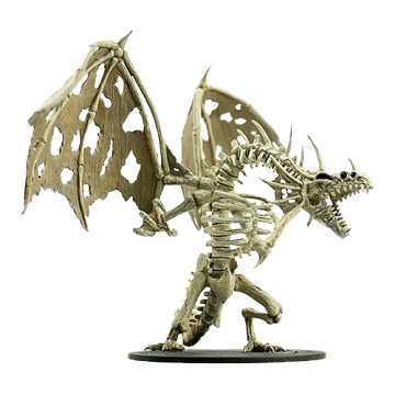 Pathfinder Unpainted Miniatures: WV11 Gargantuan Skeletal Dragon Unpainted Miniatures WizKids