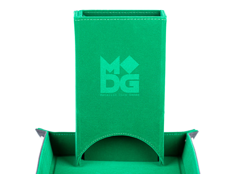 FanRoll: Fold Up Dice Tower - Green Dice & Gaming Accessories Metallic Dice Games