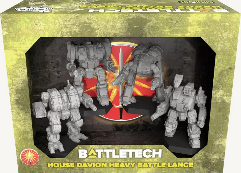 BattleTech: ForcePack - House Davion Heavy Battle Lance BattleTech Catalyst Game Labs