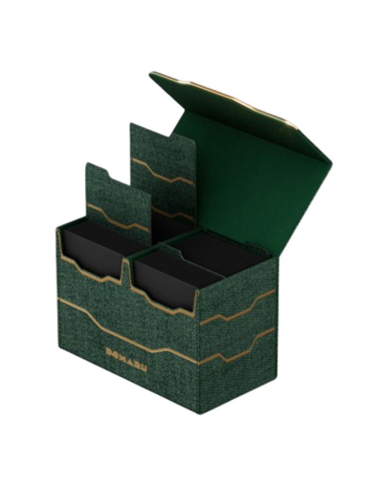 Gatherer's Tavern: DOMARU Vertex Duo Deck Box 200+ - "Malachite" Armory Collection Deck Boxes & Storage Gatherer's Tavern