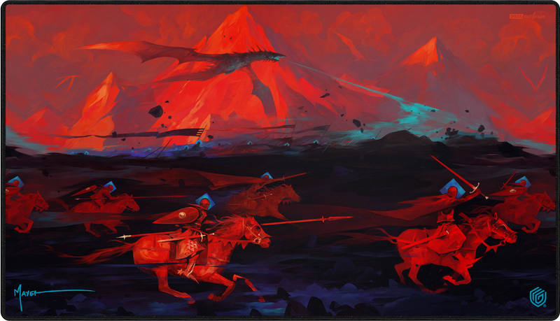Ultimate Guard: Playmat - Crowned with Fire (2024 Exclusive) Playmats Ultimate Guard