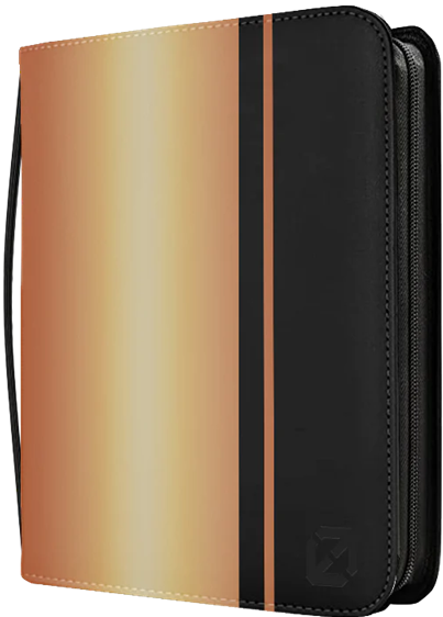Evoretro: 9-Pocket Shield+ 3x4" Toploader Binder - Black/Gold Binders & Pages Evoretro