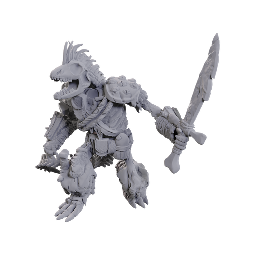 D&D Nolzur's Marvelous Miniatures: W23 Lizardfolk Skeleton Unpainted Miniatures WizKids