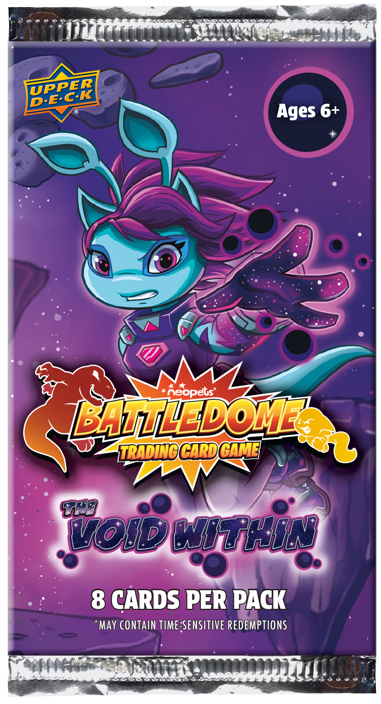 Neopets Battledome TCG: The Void Within - Booster Pack (Online: July 27) Neopets Battledome TCG Upper Deck