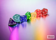 Chessex: Translucent Nostalgia Beginner 7-Die Set Dice & Gaming Accessories Chessex