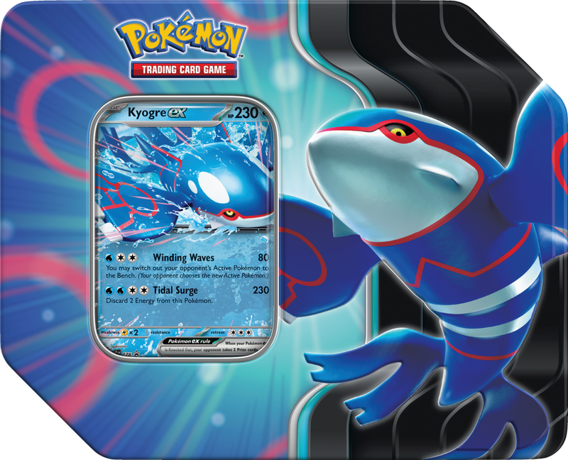 Pokémon - Azure Legends Tin (Kyogre) Pokemon Sealed Pokémon