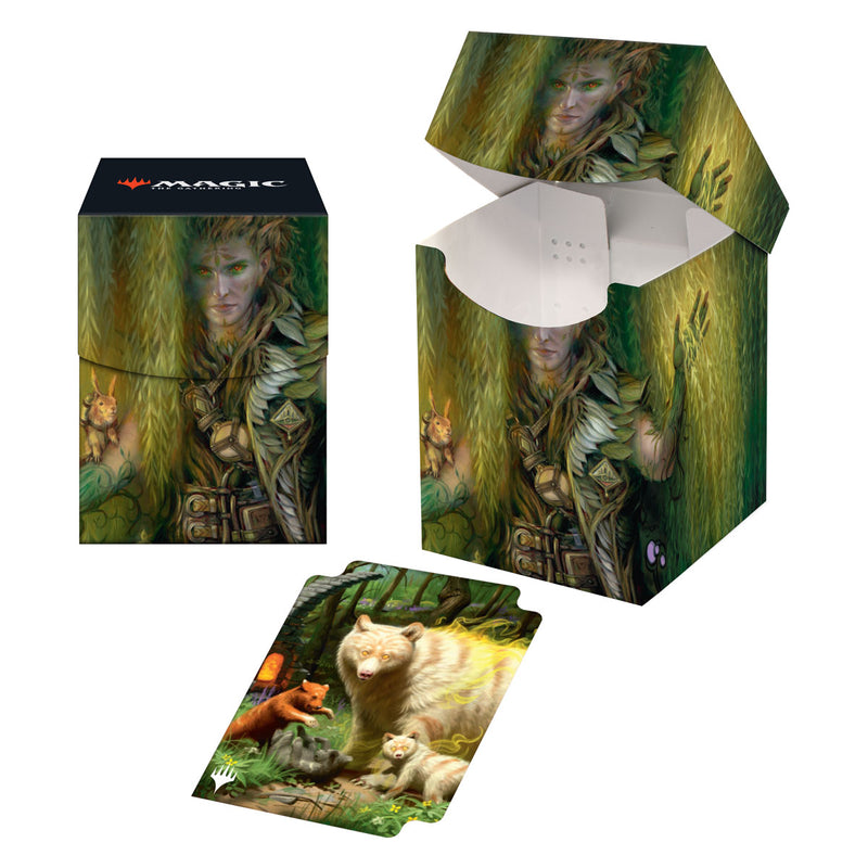 Ultra Pro MTG - Murders at Karlov Manor: Kaust, Eyes of the Glade 100+ Deck Box Deck Boxes & Storage Ultra Pro