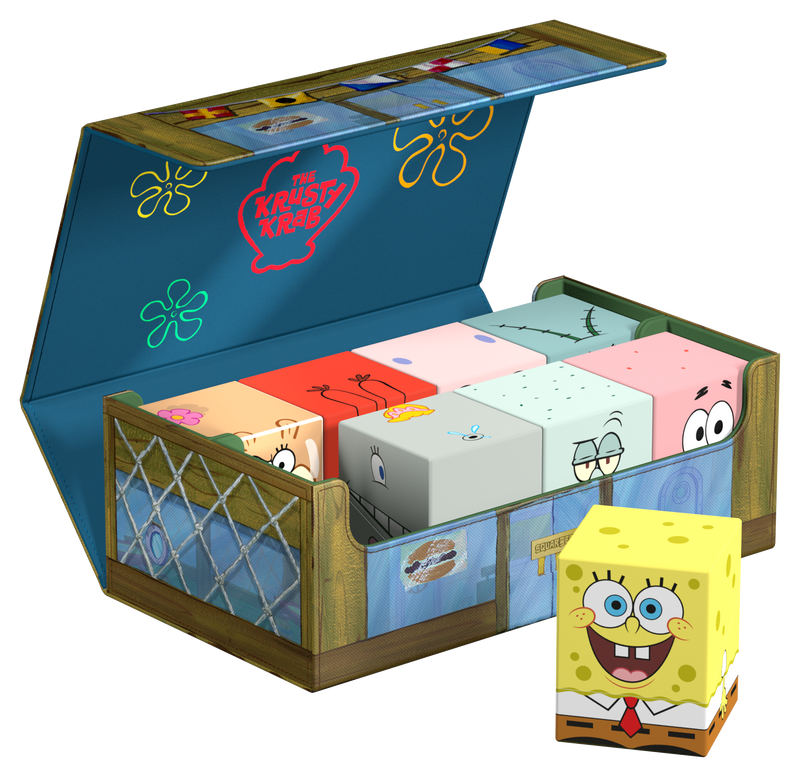 Ultimate Guard: Squaroes Collector Case 1000+ - "Krusty Krab" Paramount Spongebob Squarepants Deck Boxes & Storage Ultimate Guard