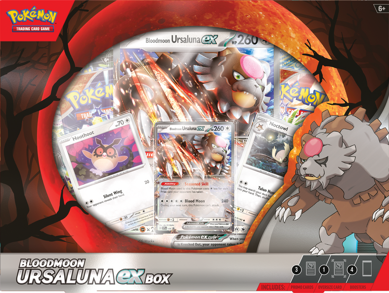 Pokémon Bloodmoon Ursluna ex Box Pokemon Sealed Pokémon   
