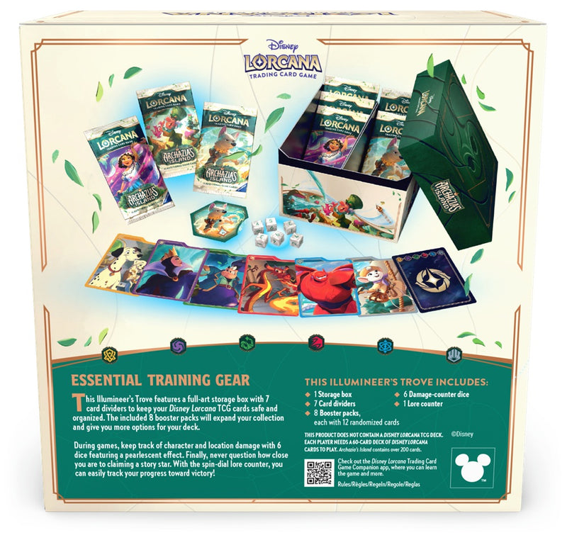 Disney Lorcana: Archazia's Island - Illumineer's Trove Deck Boxes & Storage Ravensburger