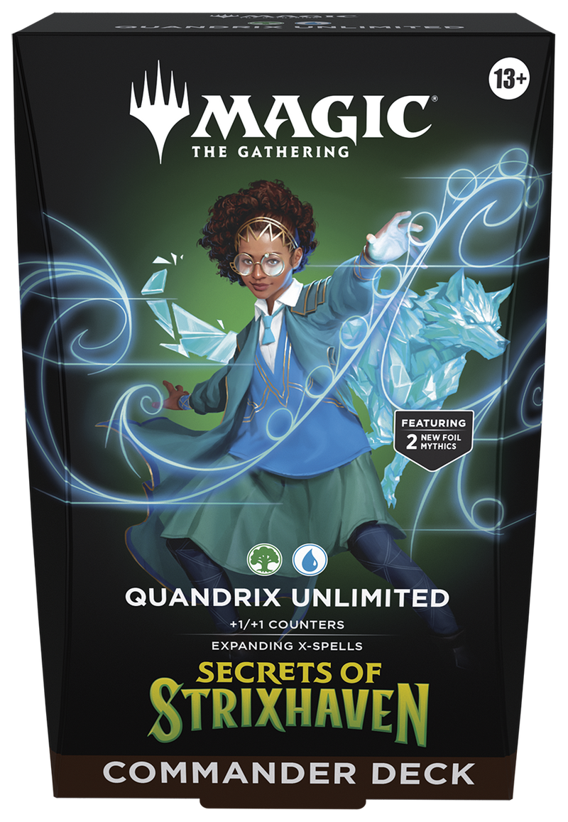 MTG Secrets of Strixhaven - Commander Deck (Quandrix Unlimited) (Limit 1) MTG Sealed Magic: The Gathering