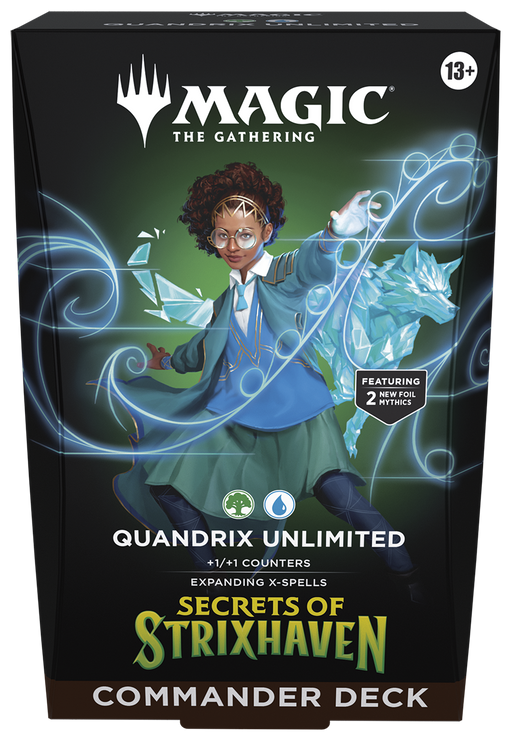 MTG Secrets of Strixhaven - Commander Deck (Quandrix Unlimited) (Limit 1) MTG Sealed Magic: The Gathering