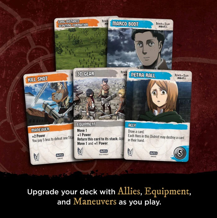 [PREORDER] Attack on Titan - Deck Building Game: Season 1 Board Games Cryptozoic